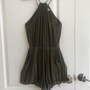 Dark Green Romper